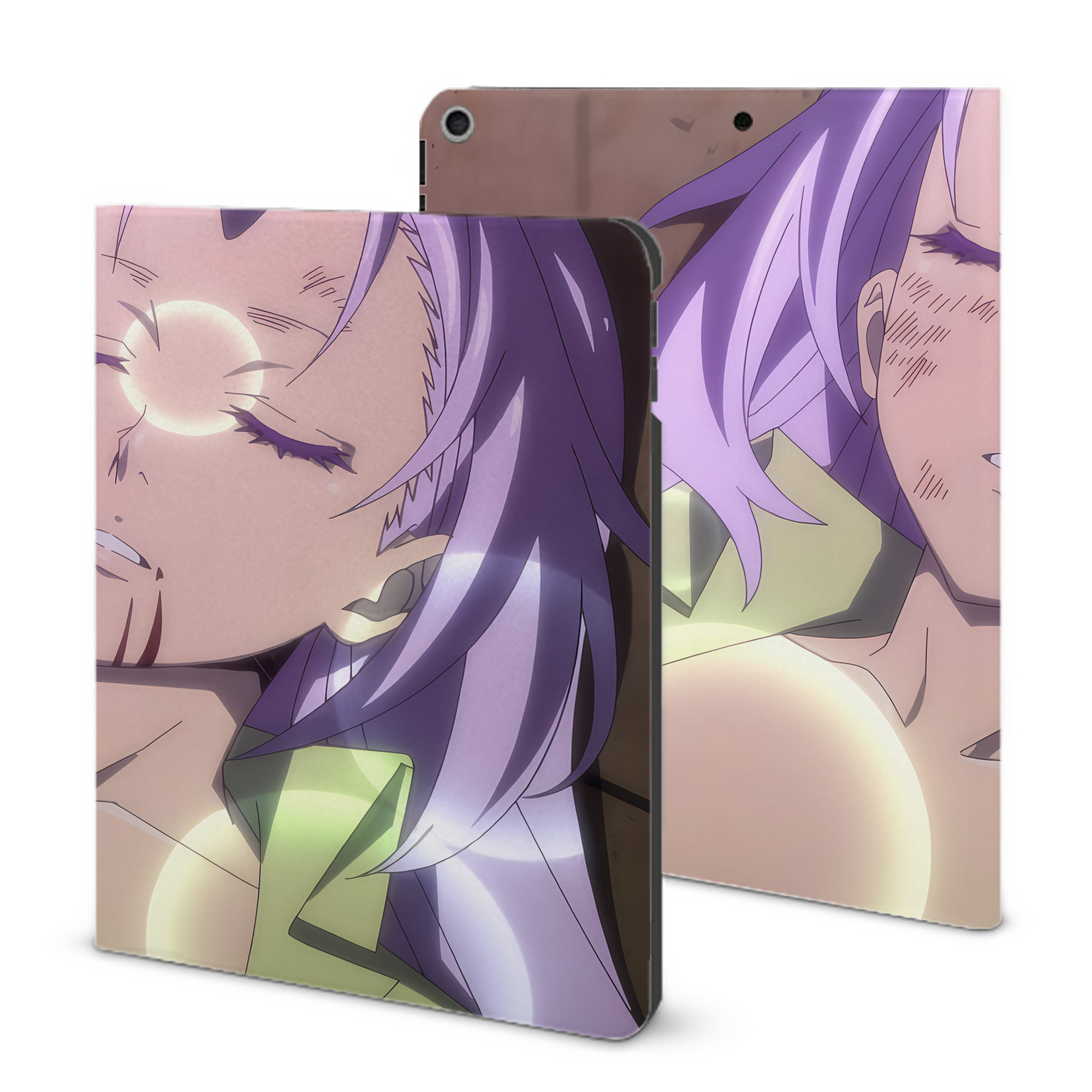 （画像用） 転スラ Regarding Reincarnated to Slime IPad ケース ブック型 PUレザー TPU 耐衝撃 軽量 薄型 ペン収納なし 全面保護 IPad 各モデル対応